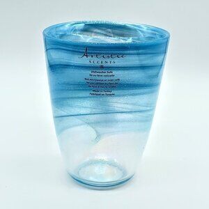 Artistic Accents Turkish Blue Iridescent Glass NWT